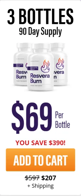 ResveraBurn - 3 Bottle